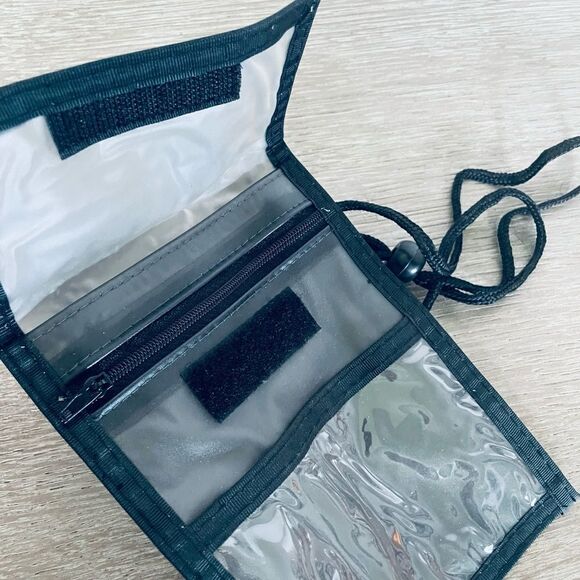 Slim Profile Travel Crossbody Wallet Pouch - Picture 3 of 4